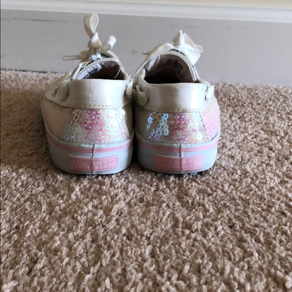 Sperry Top-Sider Bahama white sequin shoes - Picture 2 of 8
